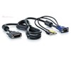 Câble USB HP 1x4 pour console KVM 6 pieds
HP USB Server Console Cable câble vidéo / USB - 1.8 m