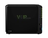 Serveur NAS Multimédia 4 Baies Quadruple Core 2.4 Ghz 2 Go Ram 2 LAN Gigabit 2 USB 3.0 eSATA DS415+