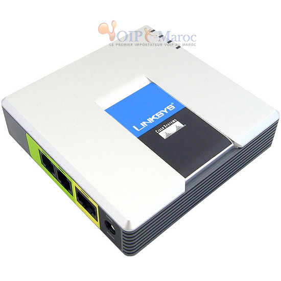 Adaptateur téléphonique avec 2 ports pour VoIP PAP2T