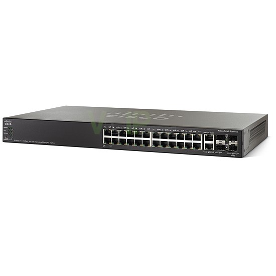 Switch 24 ports Ethernet 10/100 PoE Administrable SF500-24P-K9-G5