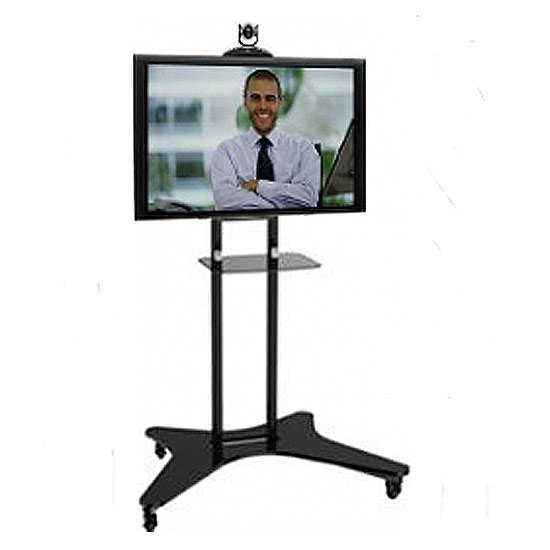 Meuble Support TV Robuste avec Roulettes SPTE-SR180B