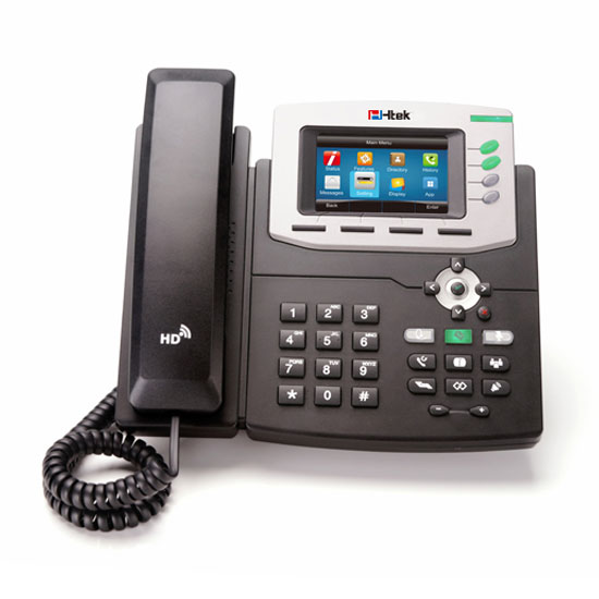 Téléphone IP  Couleur HD 3.5 "TFT LCD PoE 3 Comptes VoiP