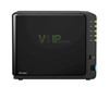 Serveur NAS Multimédia 4 Baies Dual Core 1.6 Ghz 1 Go Ram  2 USB 3.0 24 To max Transcodage vidéo Full HD DS415play